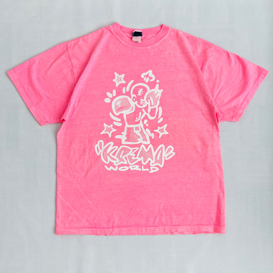 Boxing Print T-shirt - Hot Pink